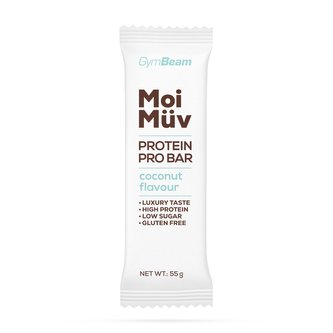 MoiMüv Proteinová tyčinka Protein Pro Bar - GymBeam - kokos - 55 g