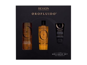Revlon Professional Orofluido olej na vlasy Orofluido Elixir 100 ml + šampon Orofluido Shampoo 240 ml + tělový krém Orofluido Moisturizing Body Cream 50 ml
