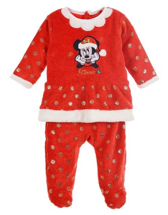 OVERAL MINNIE vánoce - velikost 12 m.
