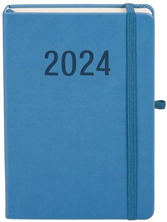 Kalendarz 2024 Memo A5 DNS niebieski