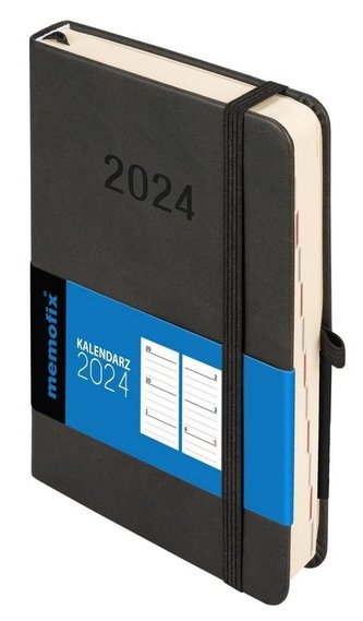 Kalendarz 2024 Memo B6 TDW czarny