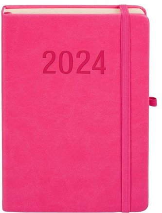 Kalendarz 2024 Memo A4 DNS różowy