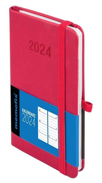 Kalendarz 2024 Memo B6 TDW amarantowy