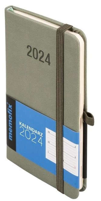 Kalendarz 2024 Memo A6 TDW oliwkowy