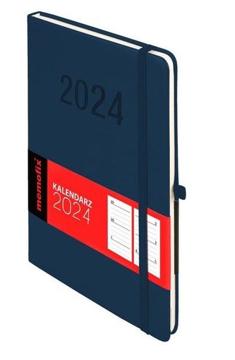 Kalendarz 2024 Memo A5 TDW granatowy