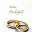 Meine Hochzeit Klassik- Hochzeitsgästebuch Premium Hardcover 78 Seiten