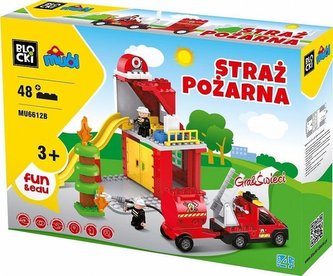 Klocki Blocki Mubi Straż pożarna 48 elementów