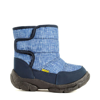 Oldcom Dětské Zimní Boty LILO Denim Velikost: 23, Barva: Modrá