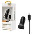 Aligator nabíječka do auta Turbo charge, 12/24 V, 2,4 A, konektor Lightning, 2x USB výstup, černá