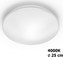 Moire SVÍTIDLO STROPNÍ LED 10W 1100lm 4000K, bílá
