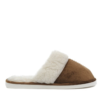 Oldcom Papuče COMFY Hnědé Uni Velikost: 43/44, Barva: Hnědá
