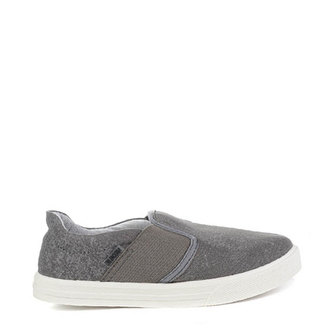Oldcom Slip-On RAY Teen Šedé Velikost: 35, Barva: Šedá