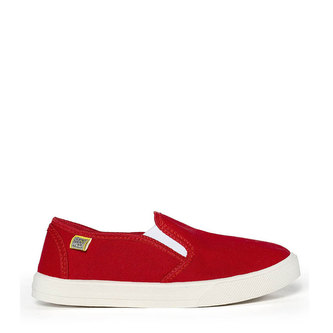 Oldcom Slip-On MILAN Červené Teen Velikost: 30, Barva: Červená