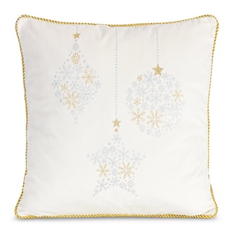 Vánoční polštář NATALE SW 57 krémová 45x45 cm mikrovlákno MyBestHome