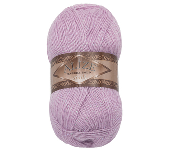 Příze ANGORA GOLD SIMLI - světle fialová - 100g / 500 m