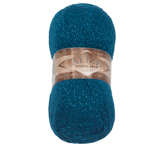 Příze ANGORA GOLD SIMLI - modrá - 100g / 500 m