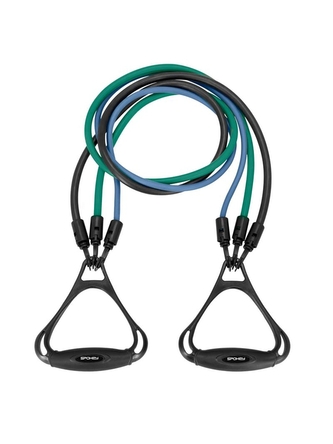 Spokey - BACKER set nastavitelný gumový expandér 6,5 - 33,5 kg Spokey - BACKER set nastavitelný gumový expandér 6,5 - 33,5 kg