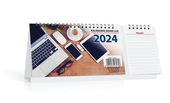 Kalendarz 2024 biurkowy Lux