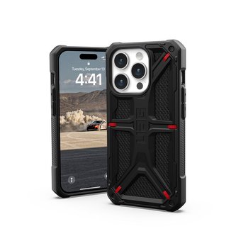 UAG Monarch, kevlar black - iPhone 15 Pro