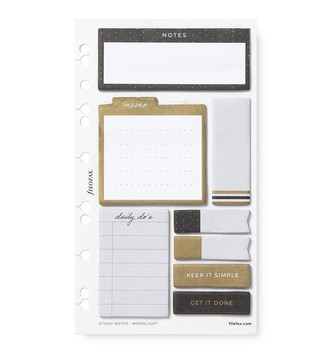Lepící bločky Filofax Moonlight | multi-fit
