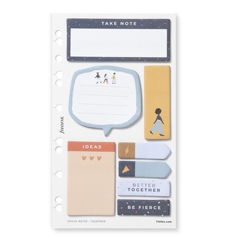 Lepící bločky Filofax Together | multi-fit