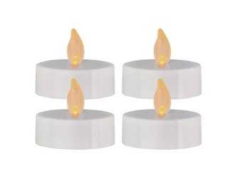 LED dekorace – čajová svíčka maxi EMOS DCCV16, vnitřní, vintage, 4 ks