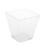 Finger Food pohárek hranatý, čírý 11 cm x 11 cm x 7,2 cm - 500ml (20 ks)