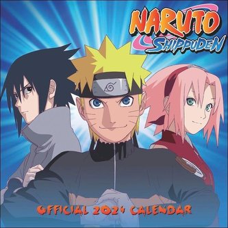 Naruto Broschurkalender 2024. Terminkalender mit Platz für Notizen und tollen Bildern aus der beliebten Anime-Serie. Fabelhafte