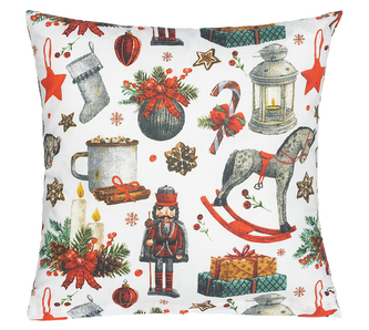 Povláček bavlněný - vánoce - louskáček - 40x40cm