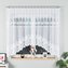 Dekorační oblouková krátká záclona DEMETRIA 160 bílá 330x160 cm MyBestHome