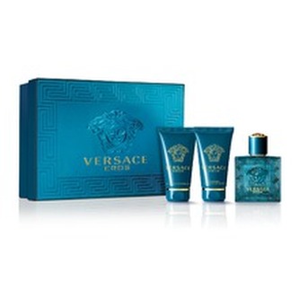 Versace Eros Dárková sada Toaletní voda 50 ml, sprchový gel Eros 50 ml a After Shave Balsam ( balzám po holení ) Eros 50 ml