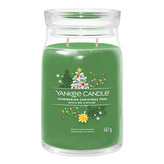 YANKEE CANDLE Shimmering Christmas Tree svíčka 567g / 2 knoty (Signature tumbler velký )