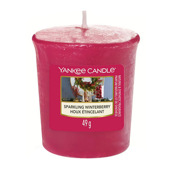 YANKEE CANDLE Sparkling Winterberry svíčka 49g votivní