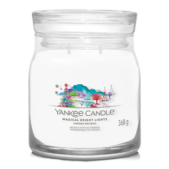 YANKEE CANDLE Magical Bright Lights svíčka 368g /2 knoty (Signature střední)