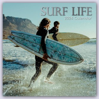 Surf Life - Surfen - Surfing 2024 - 16-Monatskalender