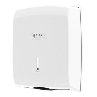 Clar systems Zásobník na papírové ručníky bílý, 600 útržků