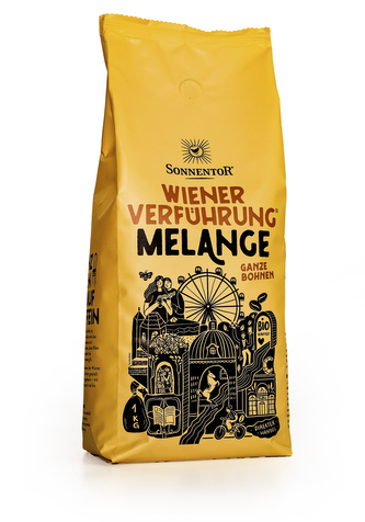 Sonnentor Káva Vídeňské pokušení® Melange bio, pražená, zrnková 1000 g