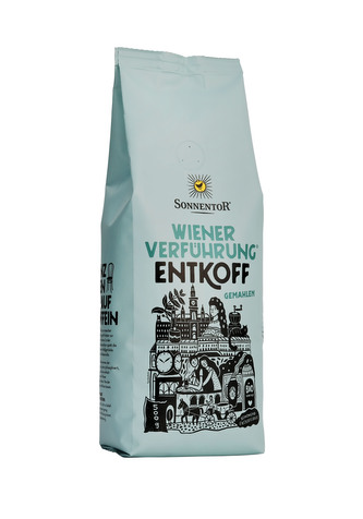 Sonnentor Káva Vídeňské pokušení® bezkofeinová bio, pražená, mletá, 500 g
