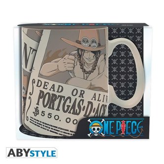 One Piece Keramický hrnek 460 ml - Wanted Ace