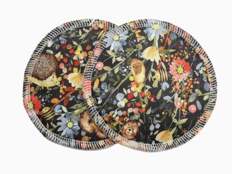 BIO Vložky do podprsenky - Ježek a přátelé (PUL)