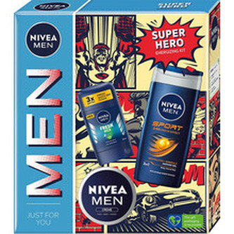 Nivea Dárková sada tělové péče Super Hero man Nivea Dárková sada tělové péče Super Hero man
