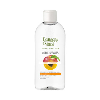 Bottega Verde EXTRAKTY PRO KRÁSU Broskev a Meruňka - Micelární voda na obličej, oči a rty, 200ml