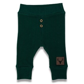 Kojenecké bavlněné tepláčky Nicol Bambi zelená - velikost 74 (6-9m)