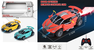 Auto s kouřem RC na dálkové ovládání 22 cm