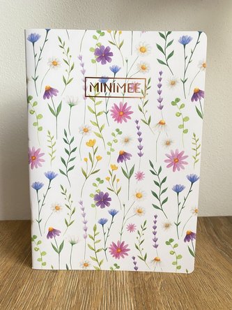Tečkovaný sešit MINIMEE A5 - Veselé kvítí