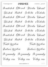 Dny v týdnu - slovenské