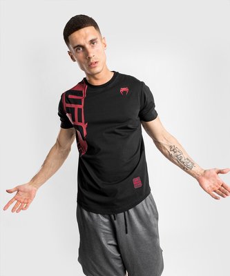 Pánské tričko UFC Venum Authentic Fight Week 2.0 černo-červená L