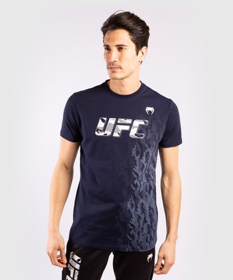 Pánské tričko UFC Venum Authentic Fight Week námořní modrá XL