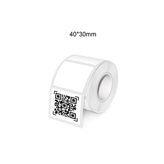 samolepící etikety 40x30mm pro tiskárnu DTS01, termo role 220ks