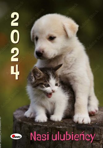 Kalendarz 2024 Nasi ulubieńcy A3-1 ścienny